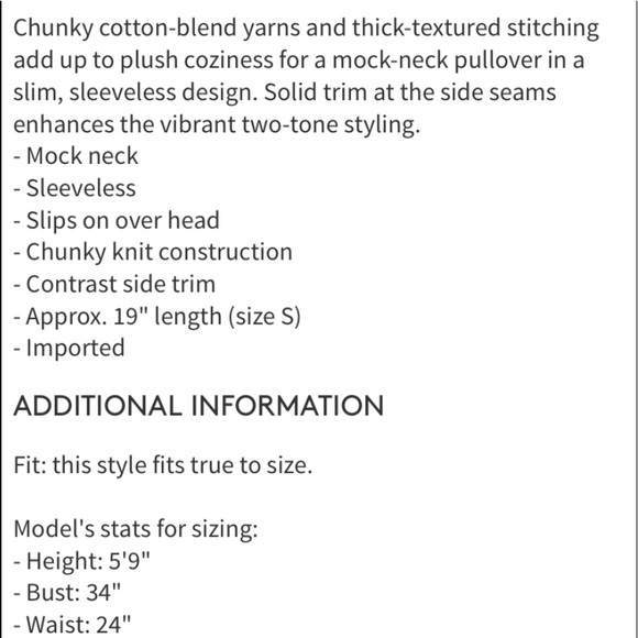 Alice + Olivia Sleeveless Cable Knit Sweater Top - Picture 10 of 11